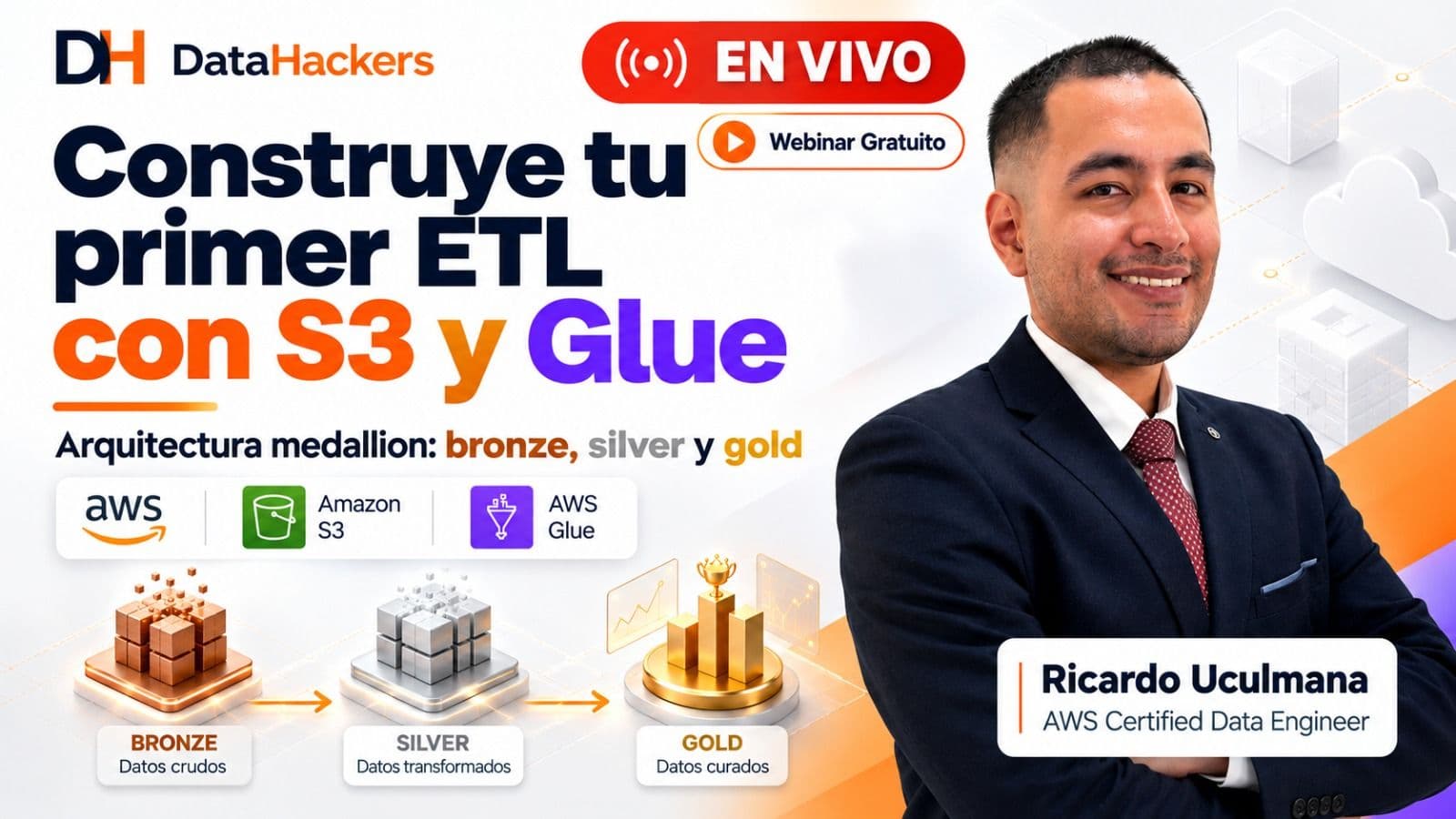 Webinar Construye tu primer ETL con S3 y Glue en AWS